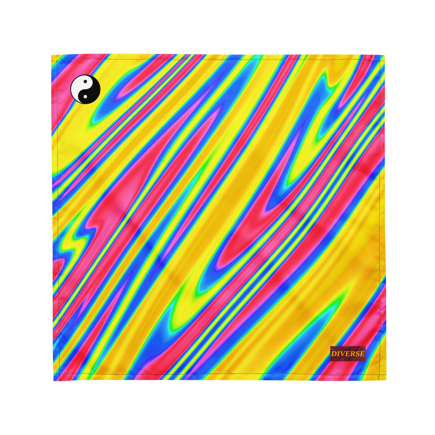 Solar Slime Rainbow Rag Bandana