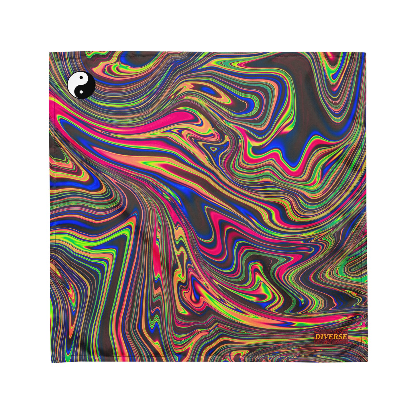 Whirling Wonderland Rainbow Rag bandana