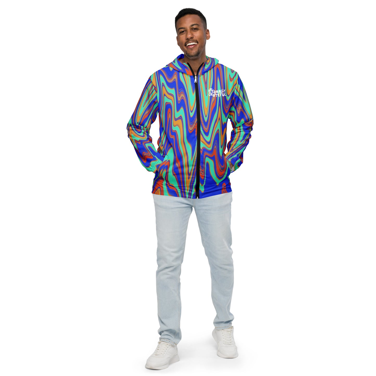 Eternally Grateful Men’s windbreaker