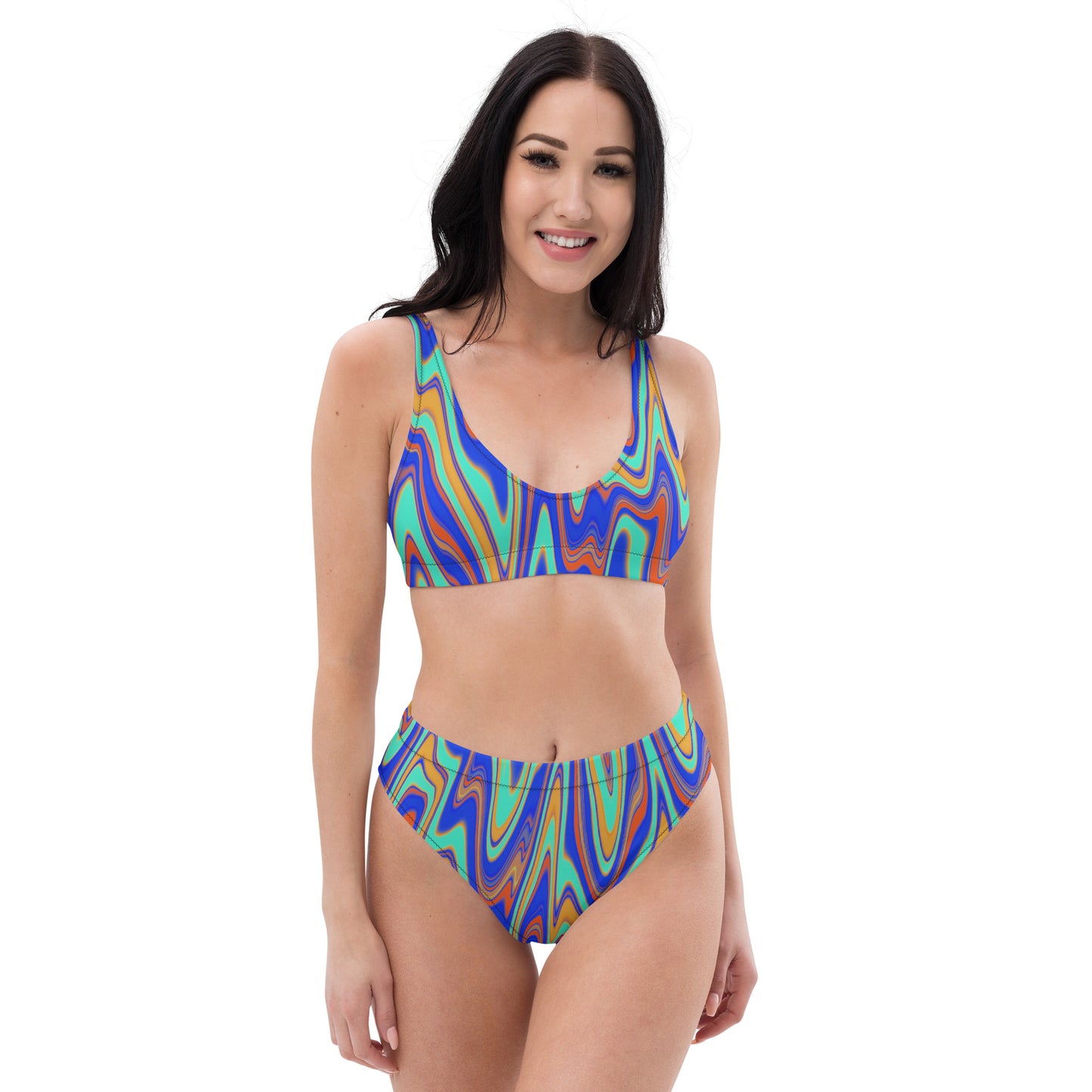 Eternally Grateful Recycled high-waisted bikini