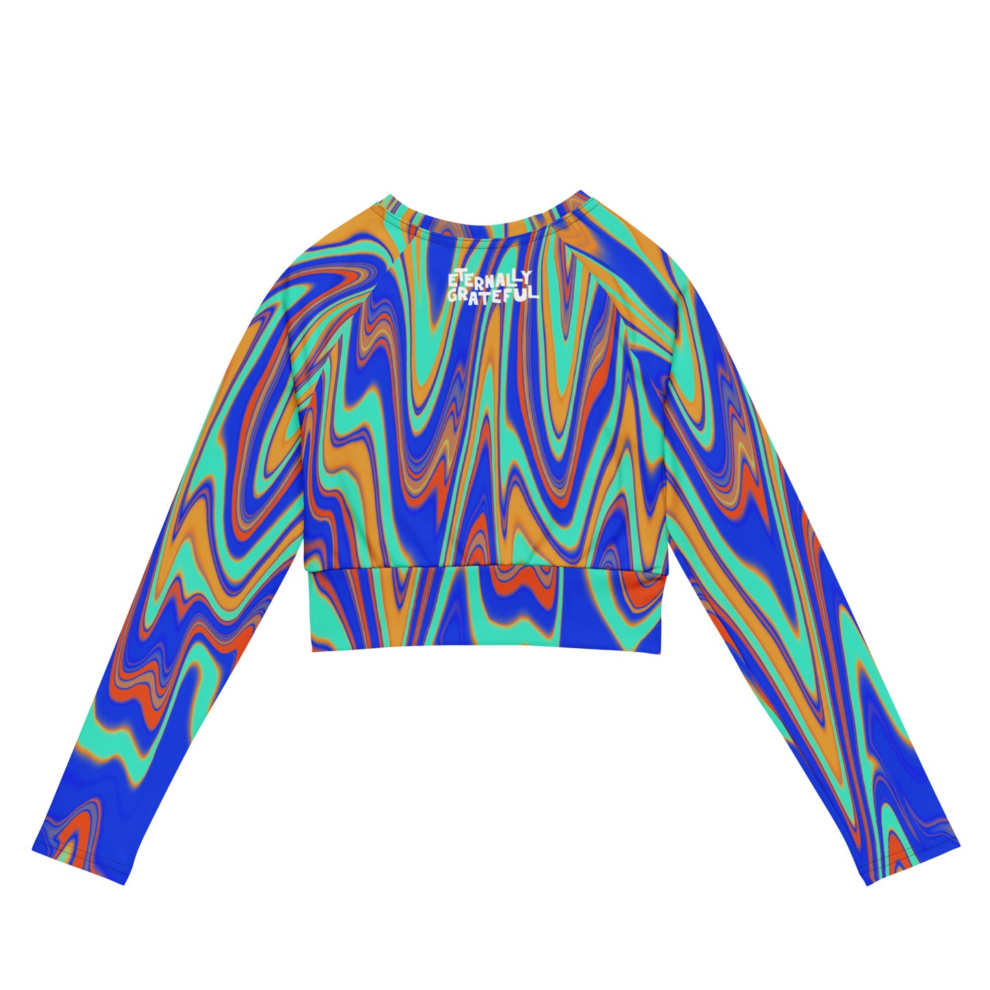 Eternally Grateful Recycled long-sleeve crop top