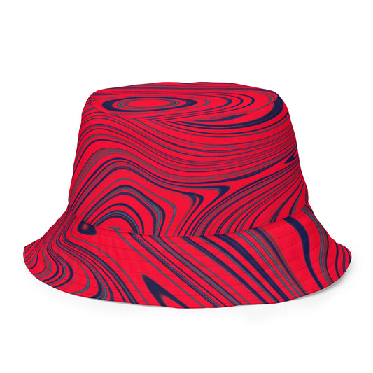 Swirl Flow Reversible bucket hat