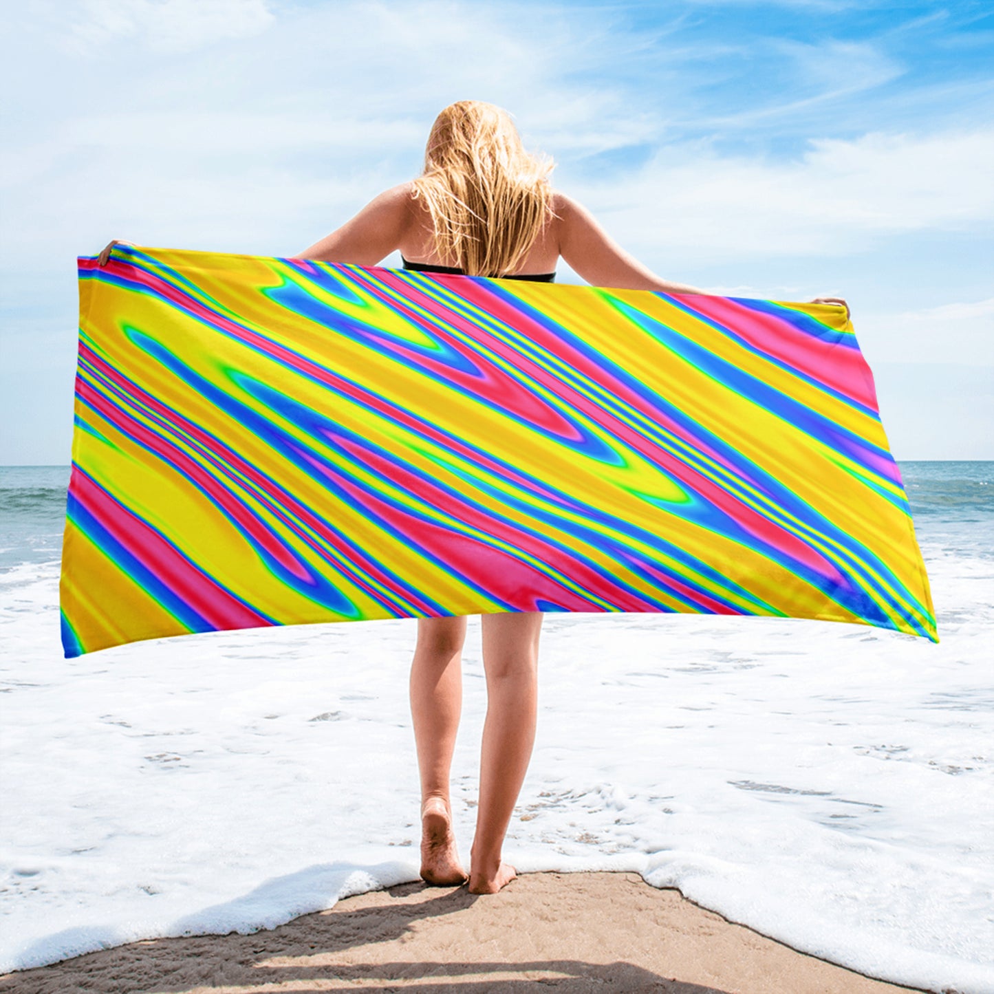 Solar Flare Trippy Towel