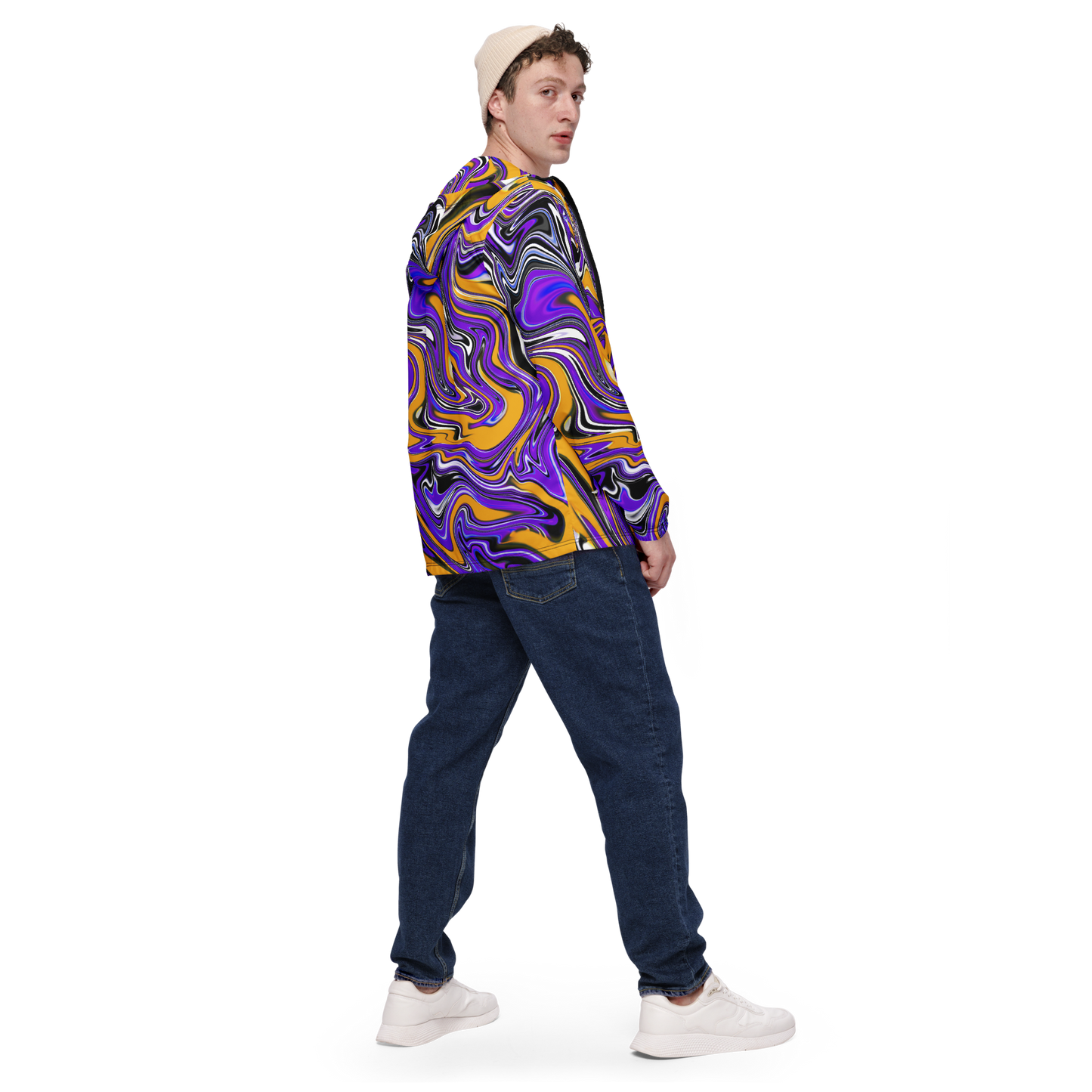 Electric Gold Tips Men’s Windbreaker