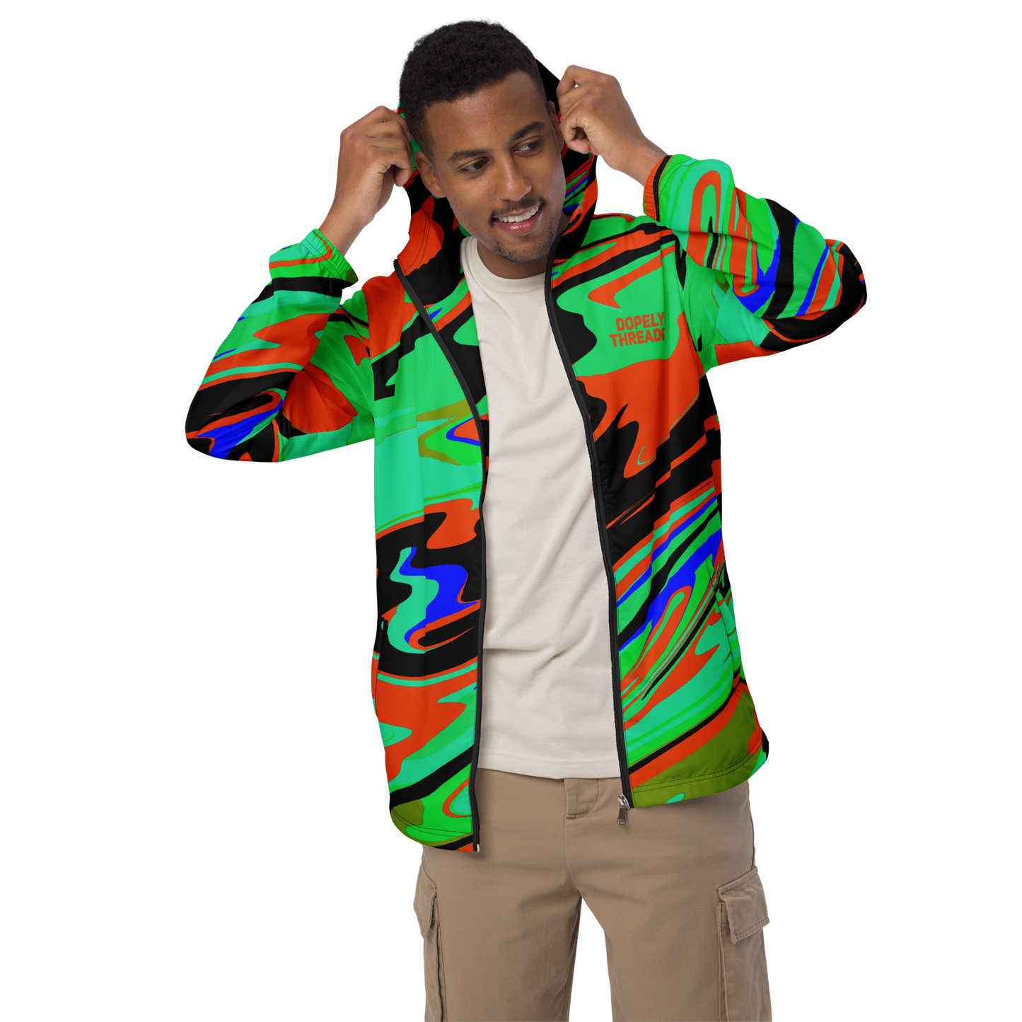 Color Camo Windbreaker