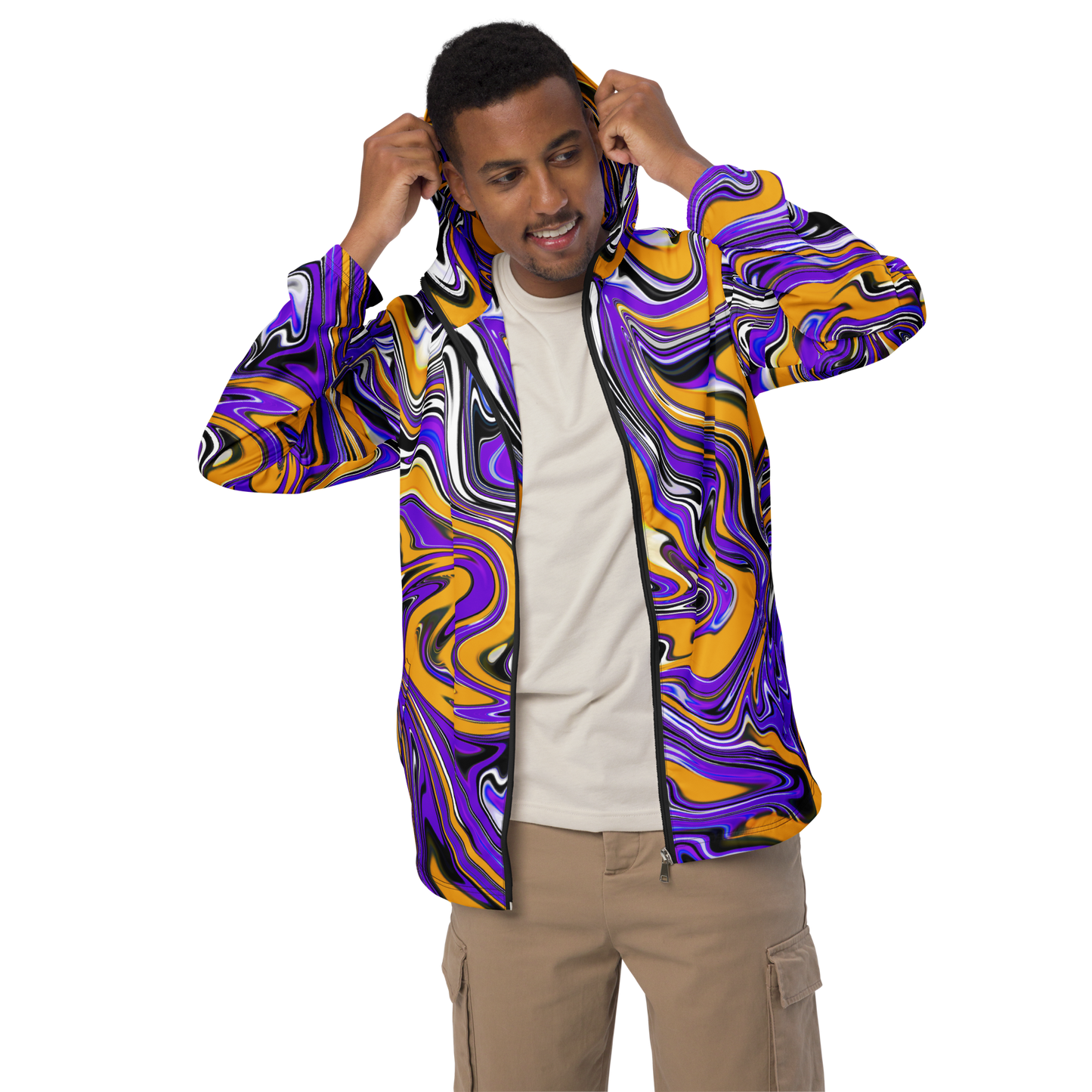 Electric Gold Tips Men’s Windbreaker