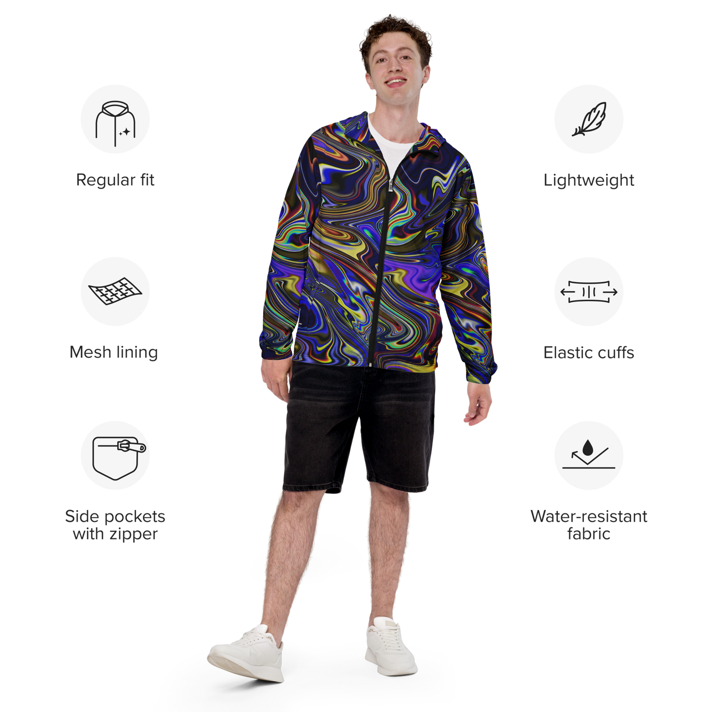 Mind Melt Men’s Windbreaker