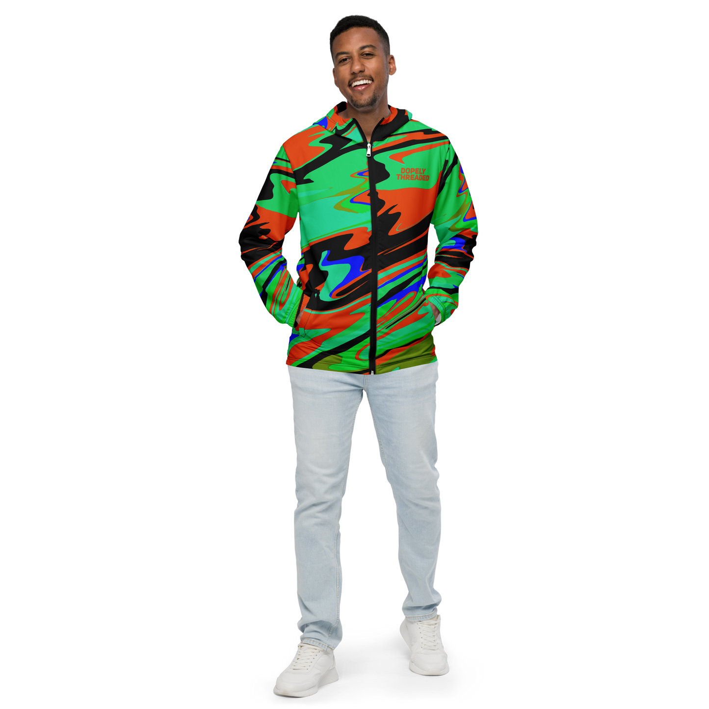 Color Camo Windbreaker