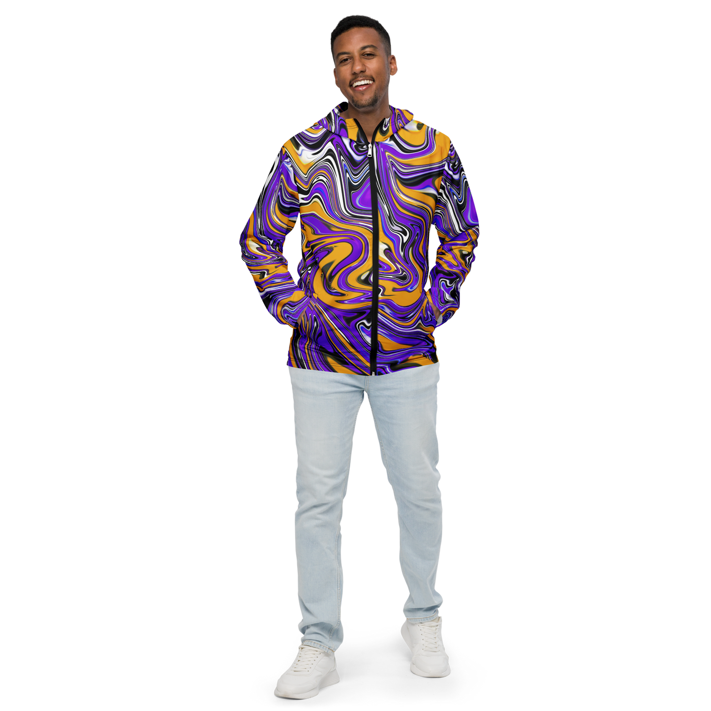 Electric Gold Tips Men’s Windbreaker