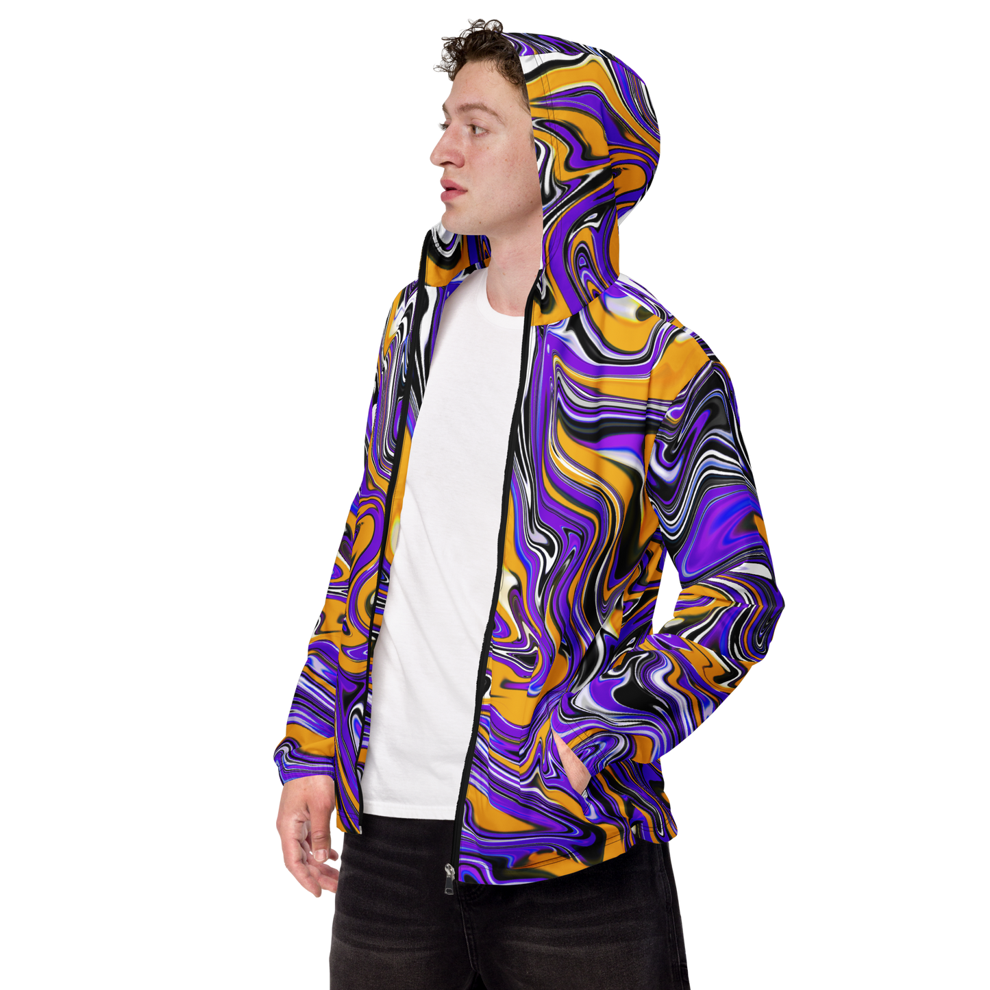 Electric Gold Tips Men’s Windbreaker