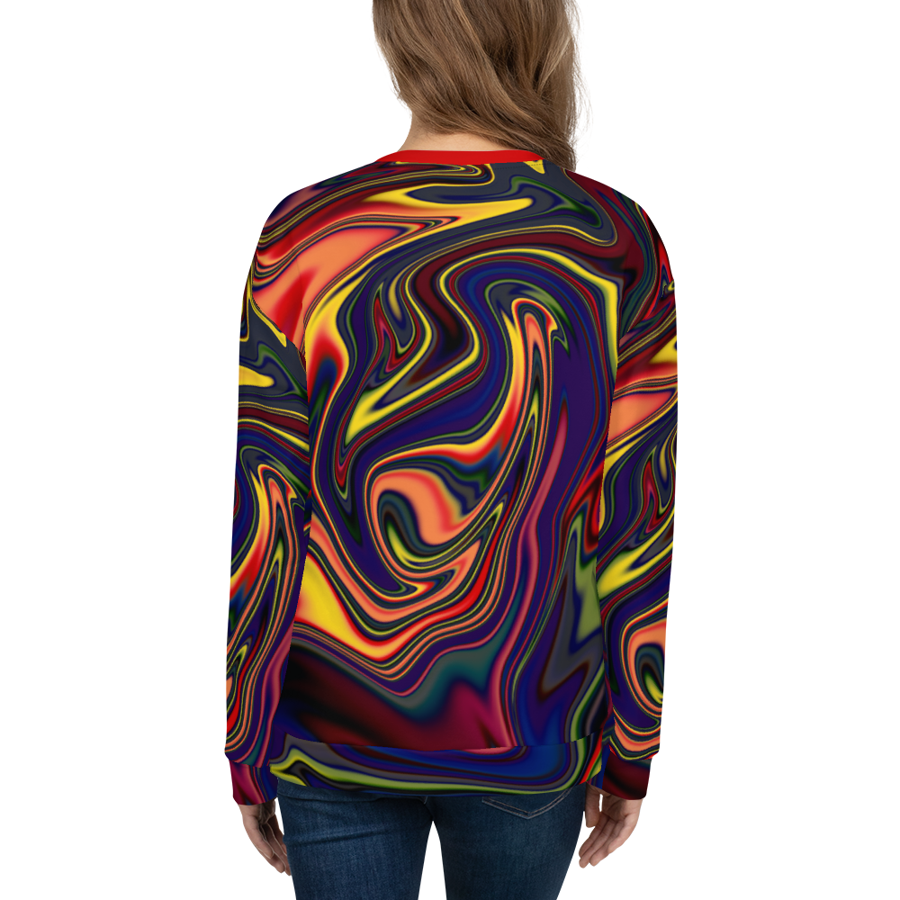 Psychedelic Liquid Drip #1 Unisex Sweatshirt