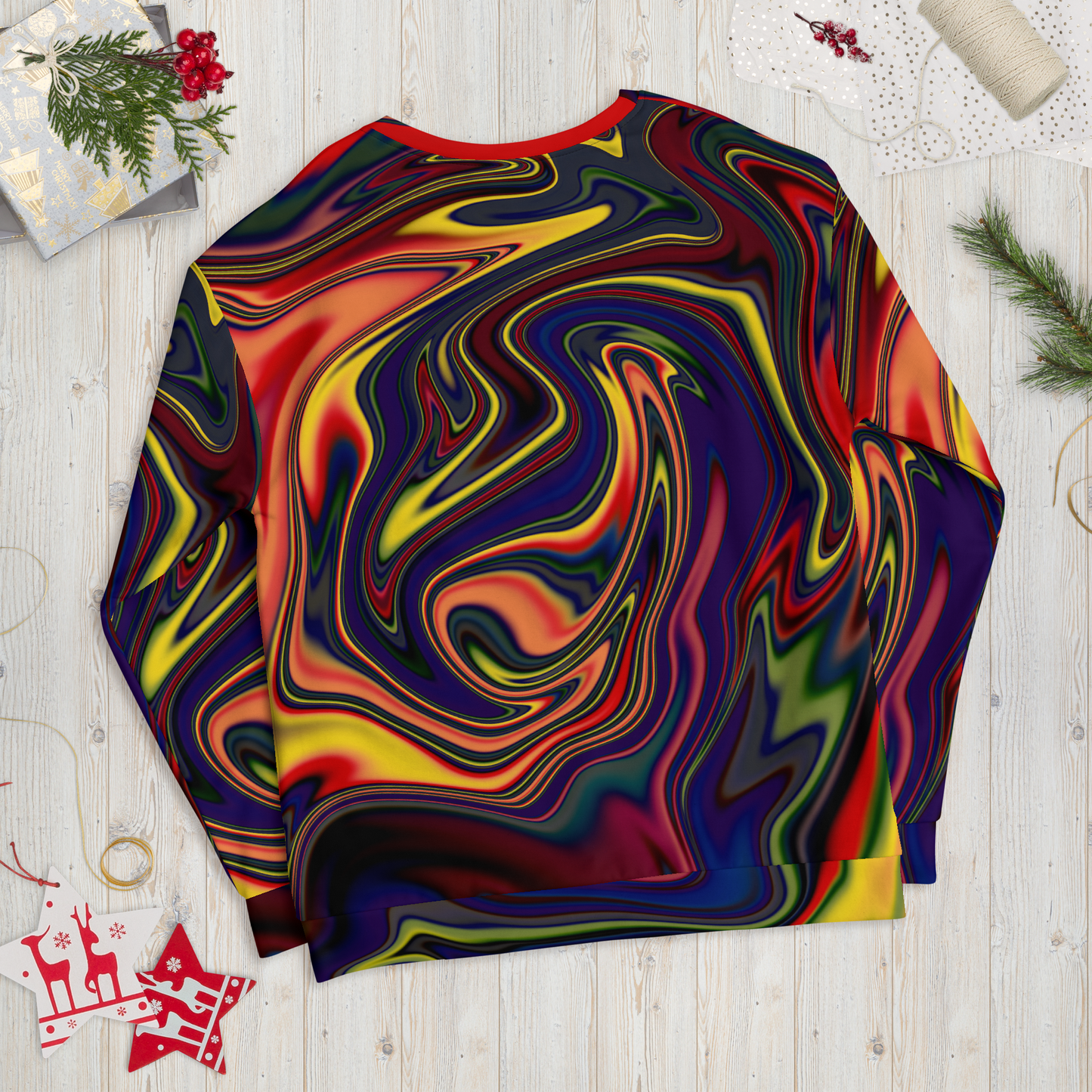 Psychedelic Liquid Drip #1 Unisex Sweatshirt