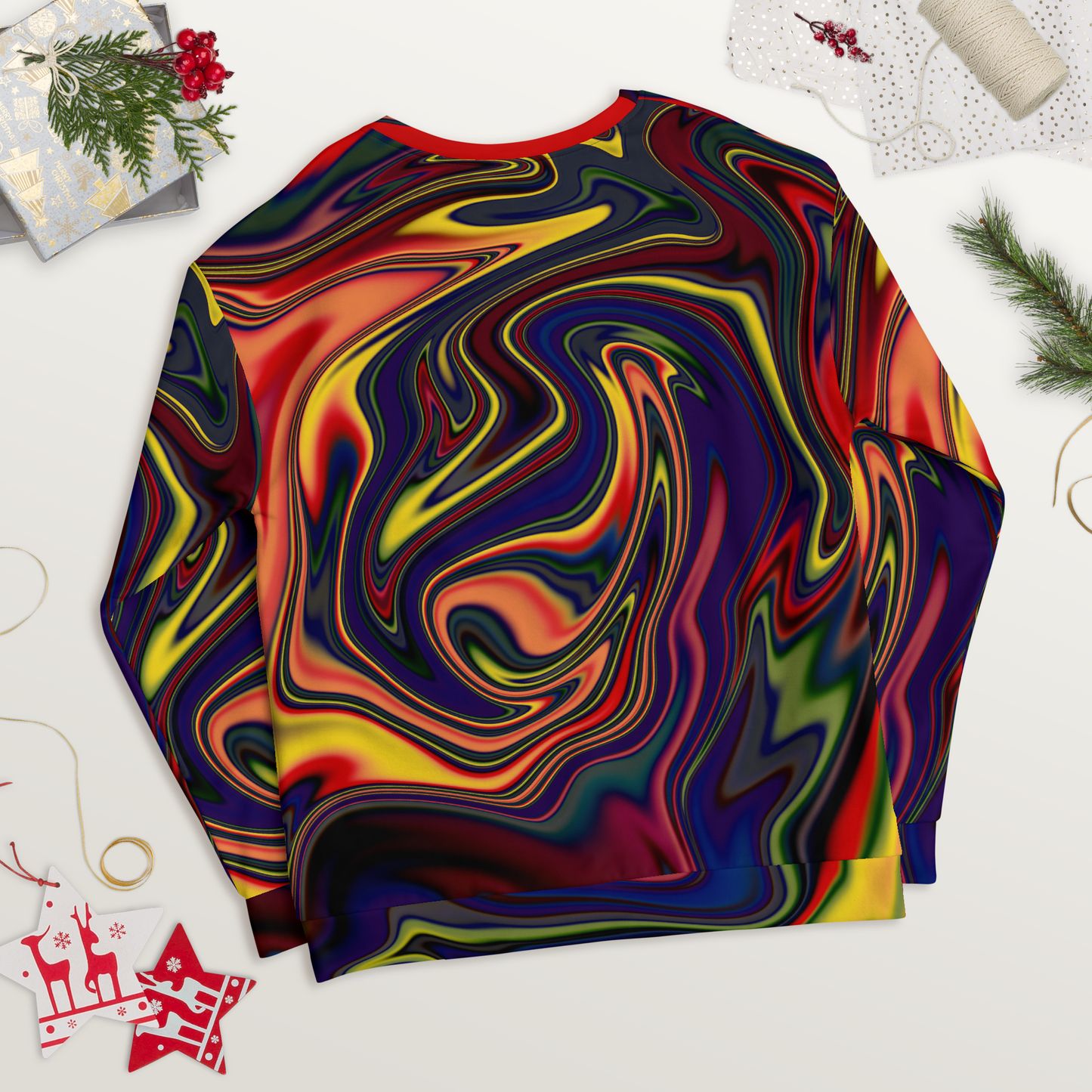 Psychedelic Liquid Drip #1 Unisex Sweatshirt