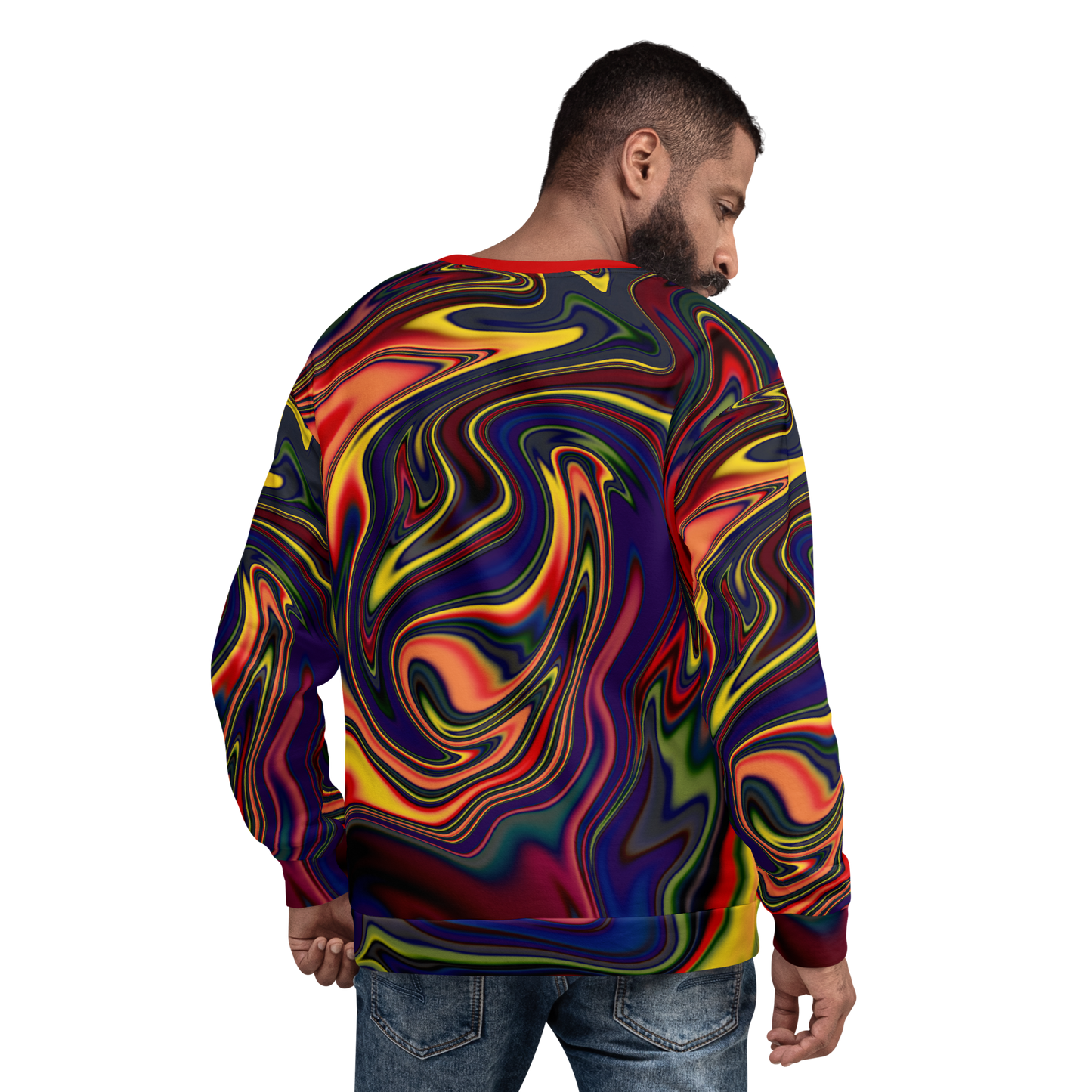 Psychedelic Liquid Drip #1 Unisex Sweatshirt