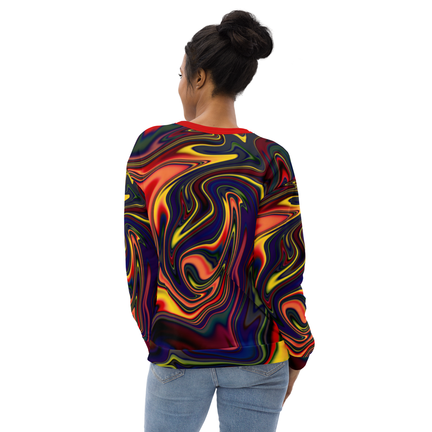 Psychedelic Liquid Drip #1 Unisex Sweatshirt