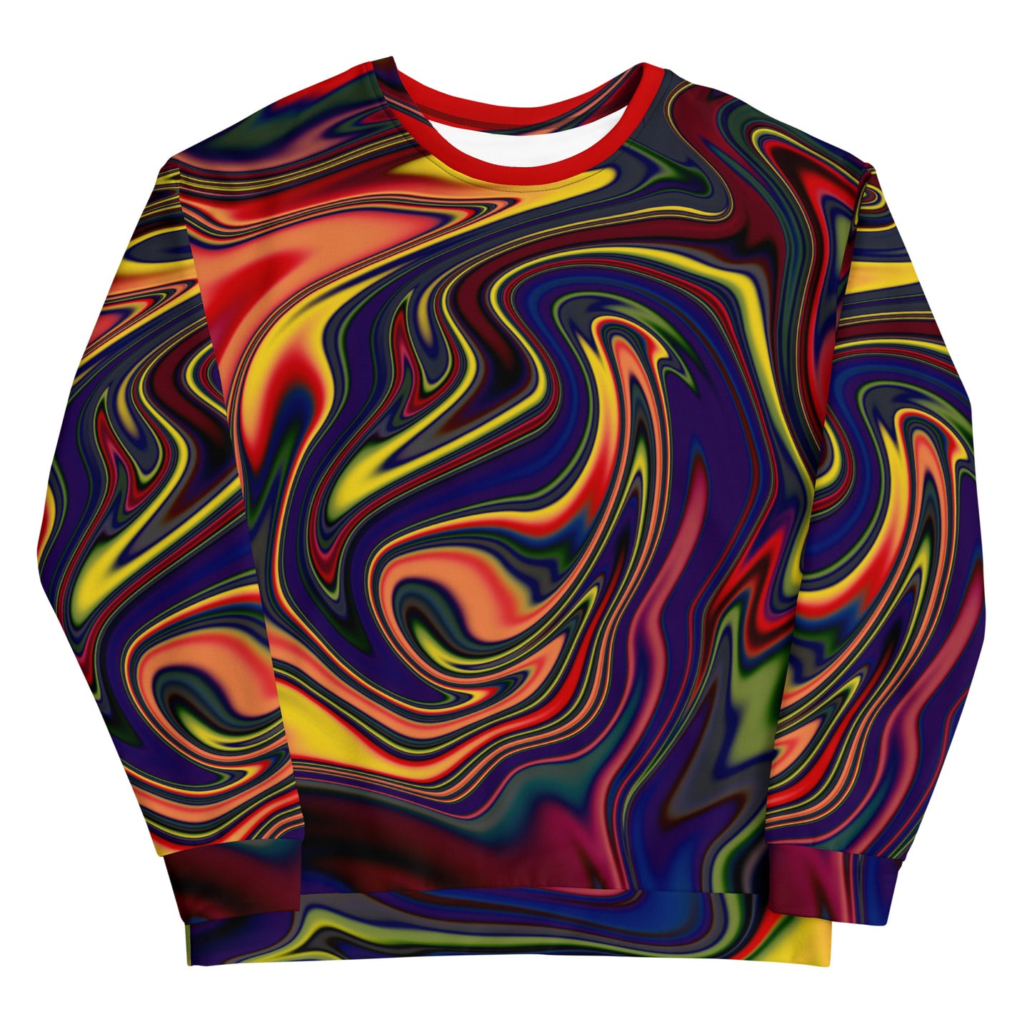 Psychedelic Liquid Drip #1 Unisex Sweatshirt