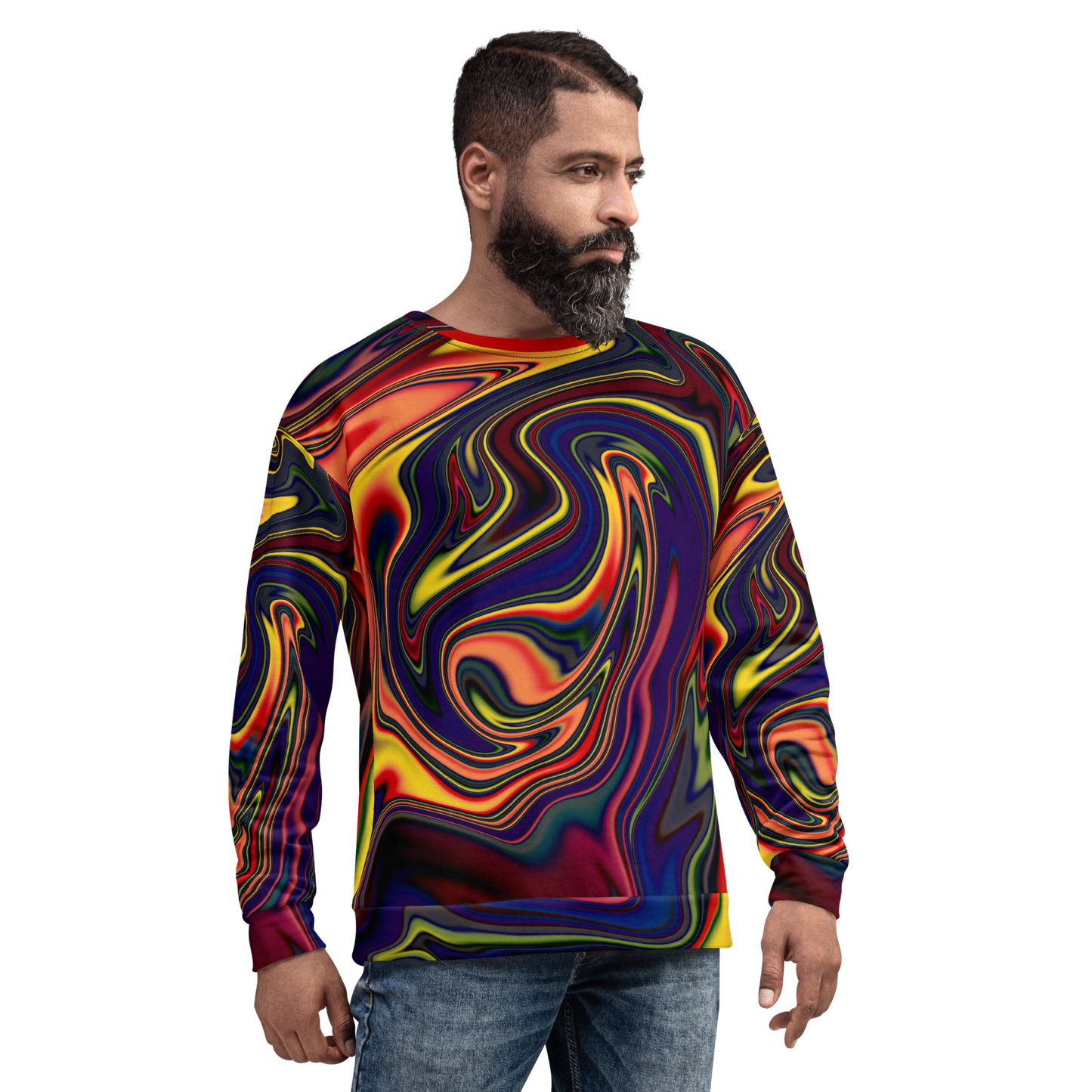 Psychedelic Liquid Drip #1 Unisex Sweatshirt