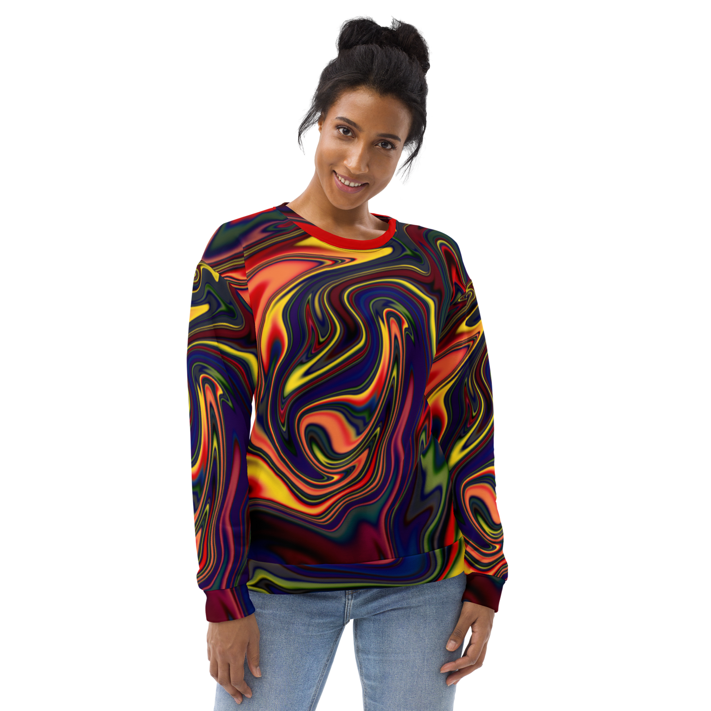 Psychedelic Liquid Drip #1 Unisex Sweatshirt