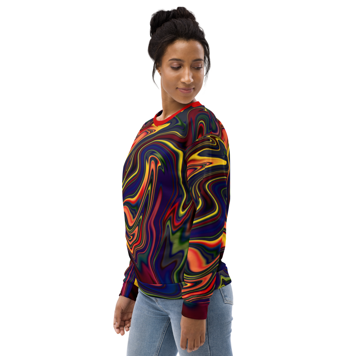 Psychedelic Liquid Drip #1 Unisex Sweatshirt