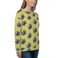 Yellow Leaf Print Unisex Sweet Sweatshirt