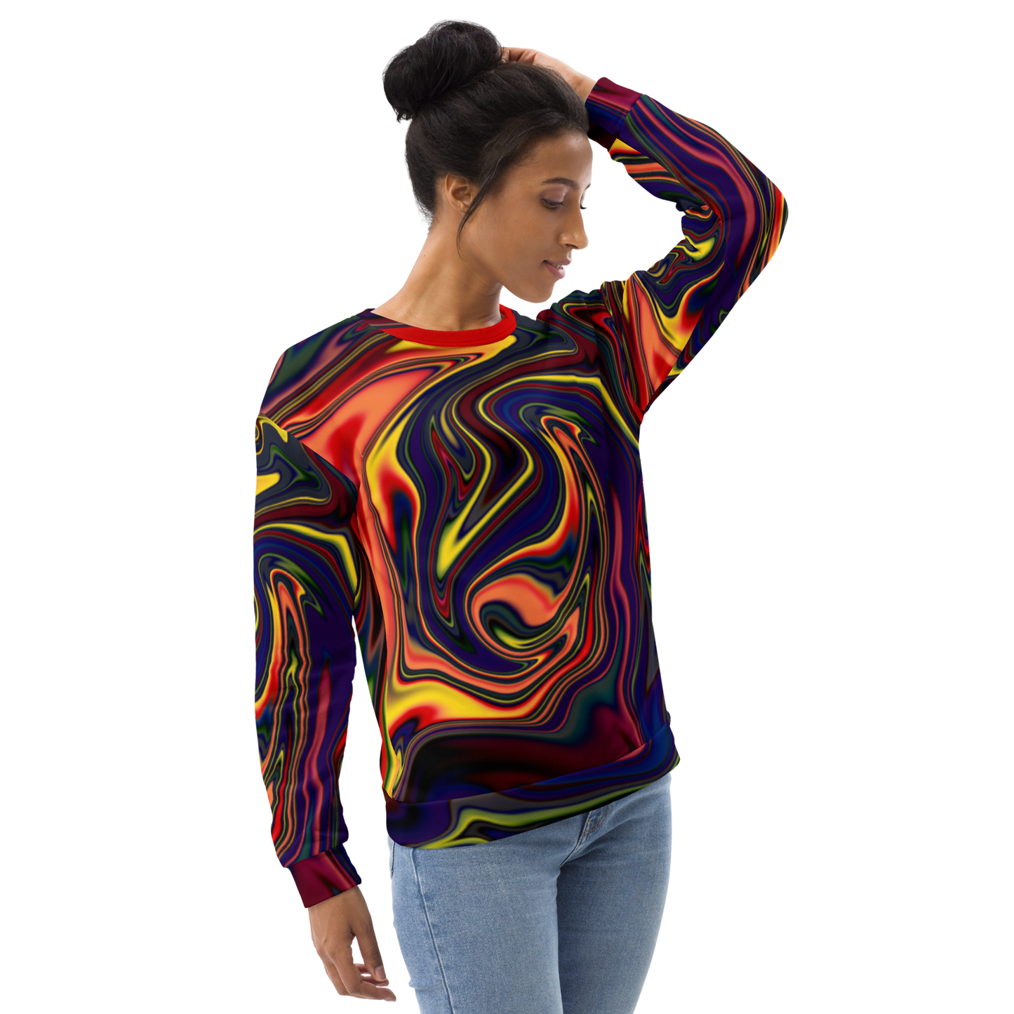 Psychedelic Liquid Drip #1 Unisex Sweatshirt