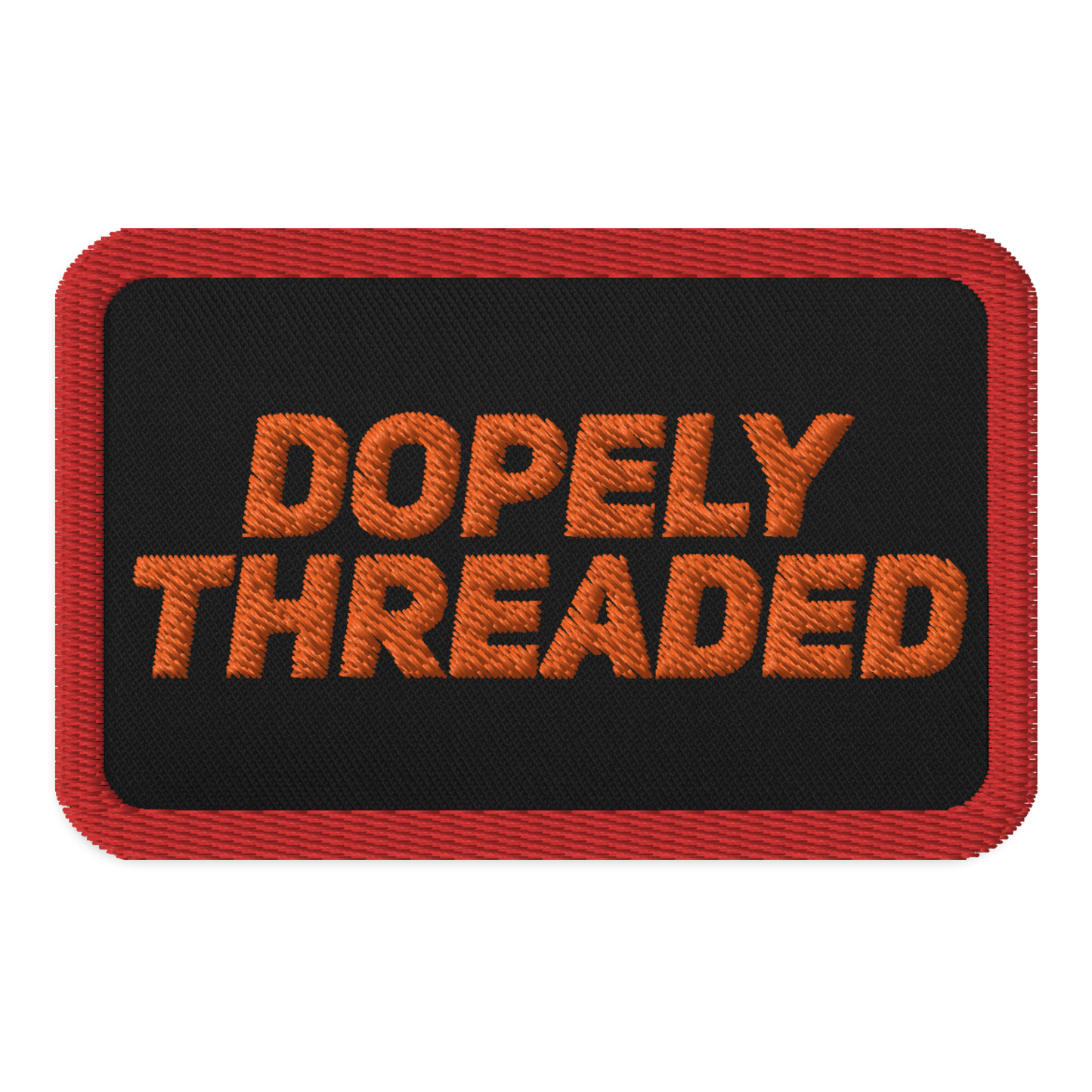 Red Leddr Embroidered patches