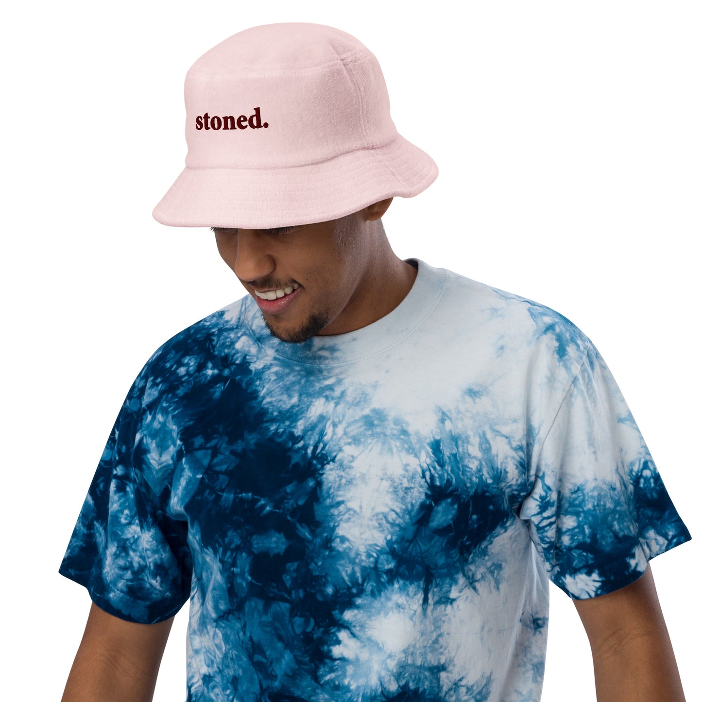 Stoned Terry cloth bucket hat