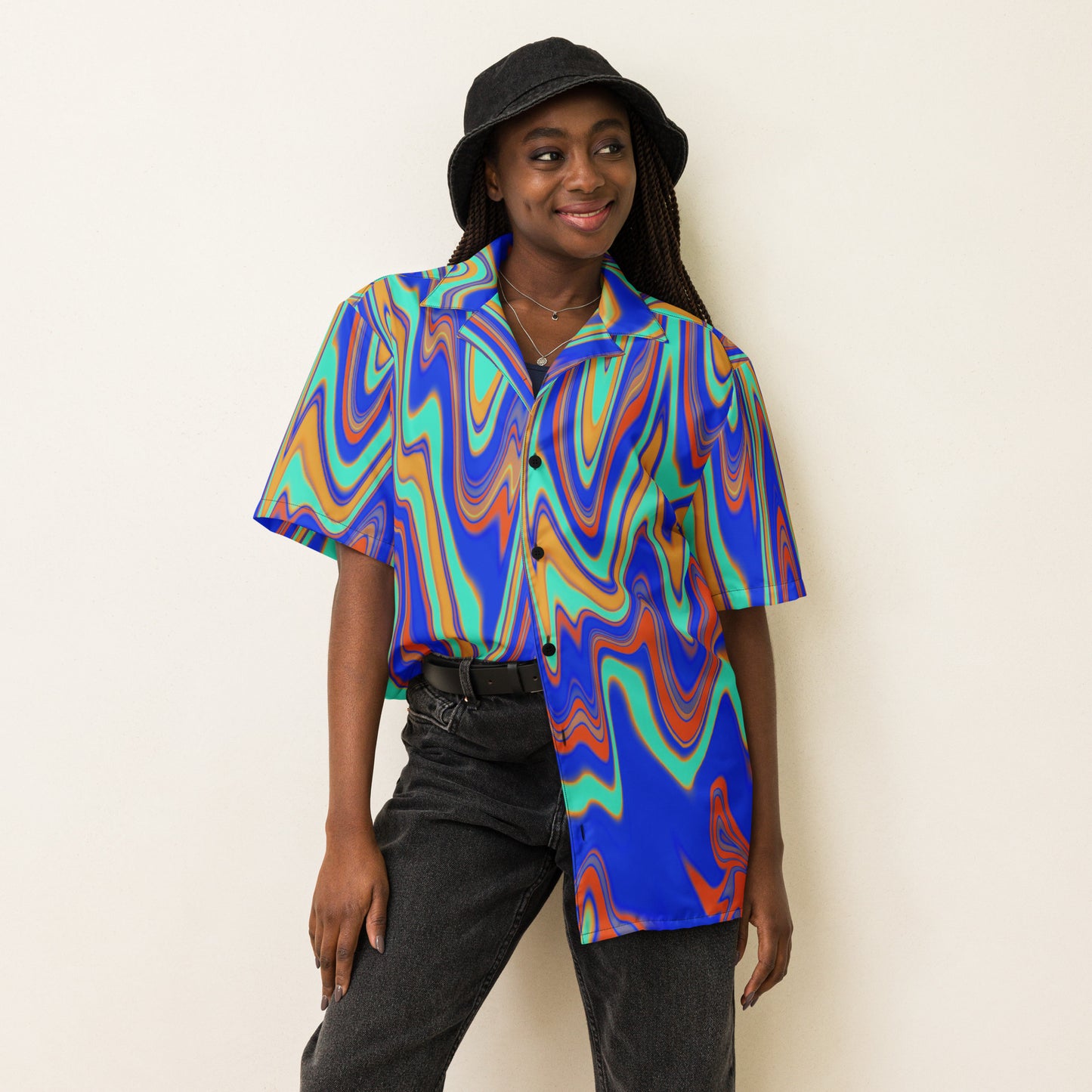 Euphorian Vision Unisex button shirt