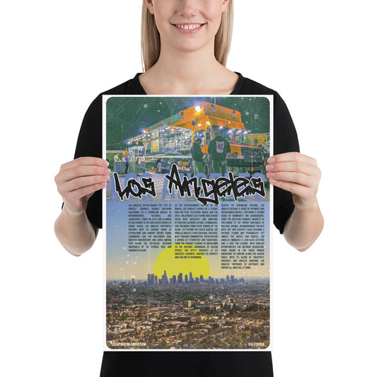 Los Angeles Travel Poster