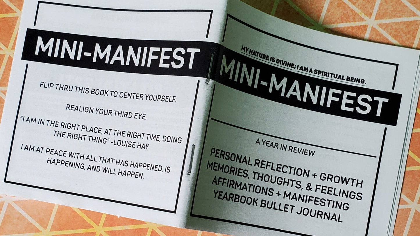 The Mini-Manifest Yearly Journal (DIGITAL FILE)