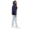 Black & Purple Hemp Leaf Men’s Wavelength Windbreaker