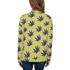 Yellow Leaf Print Unisex Sweet Sweatshirt