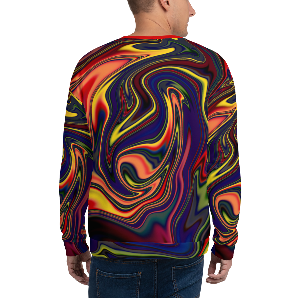 Psychedelic Liquid Drip #1 Unisex Sweatshirt