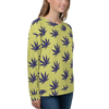 Yellow Leaf Print Unisex Sweet Sweatshirt
